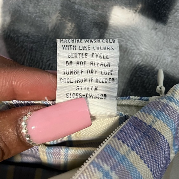 Cali 1850 Anthropologie Preppy Academia Pleated Plaid Mini Skirt Sz XS - Picture 6 of 11